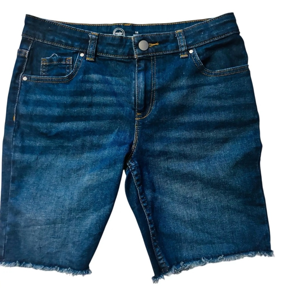 Wonder Nation Sz 14 Girls Denim Shorts